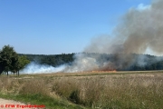 Brand eines Feldes